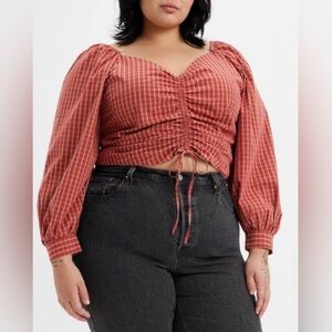 Levi’s The Finn Statement Blouse, sz 2X